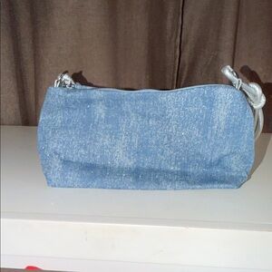 Blue Denim Shoulder Bag